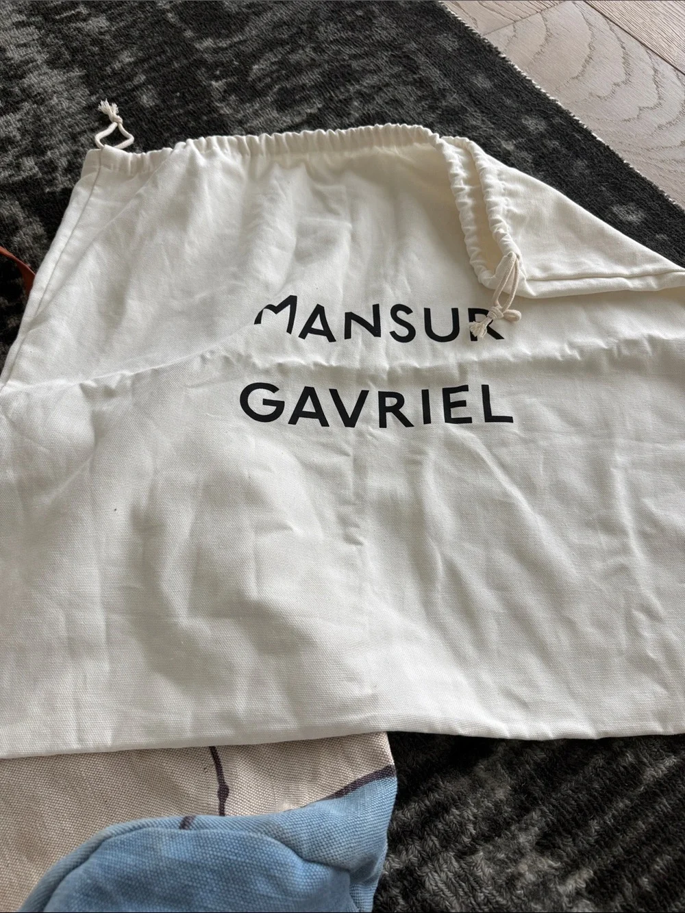 Canvas Flamingo Tote Bag with Brown Leather Straps